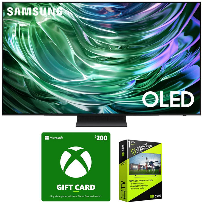 Samsung QN77S90DA 77" OLED 4K Smart TV (2024) + $200 Xbox Gift Card + Warranty Bundle