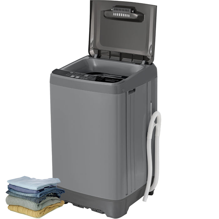 Deco Home Fully Automatic Portable Washing Machine 1.8 cu ft, 16lbs Capacity, 10 Programs