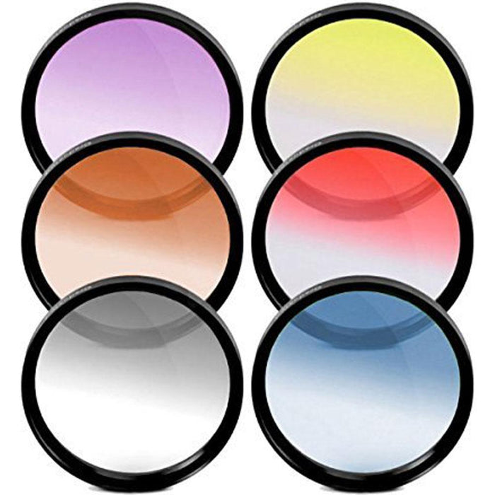 405mm Graduated Color Multicoated 6 Piece Filter Set With Fold Up