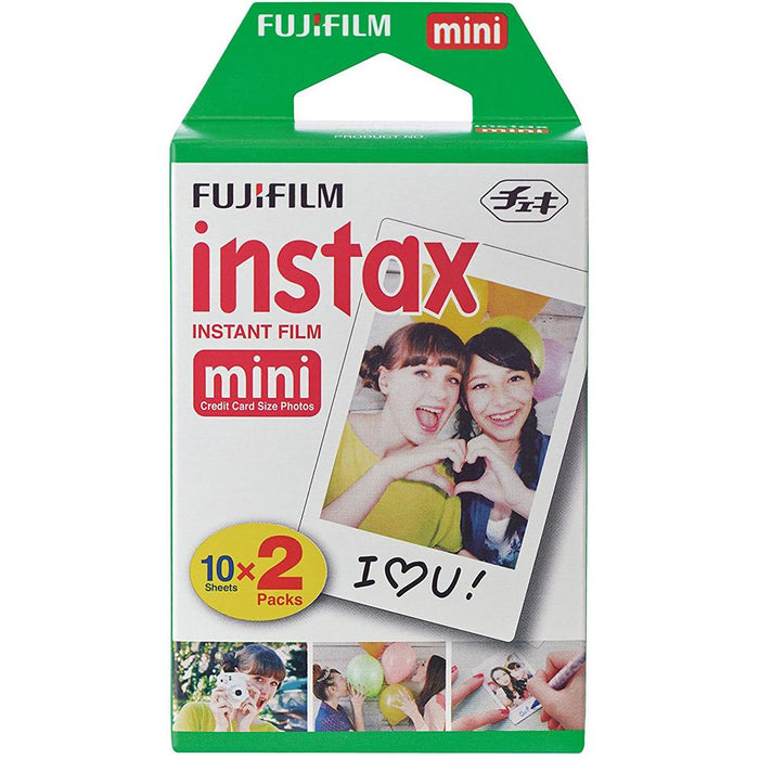 Fujifilm Instax Mini Film Blanc Bord 20 Feuilles/Packs Photo