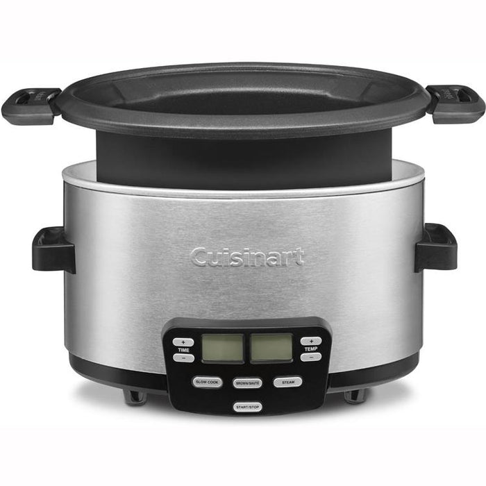 Cuisinart MSC-600 3-in-1 Cook Central 6-Quart Multi-Cooker: Slow Cooker, Brown/Saute, Steamer
