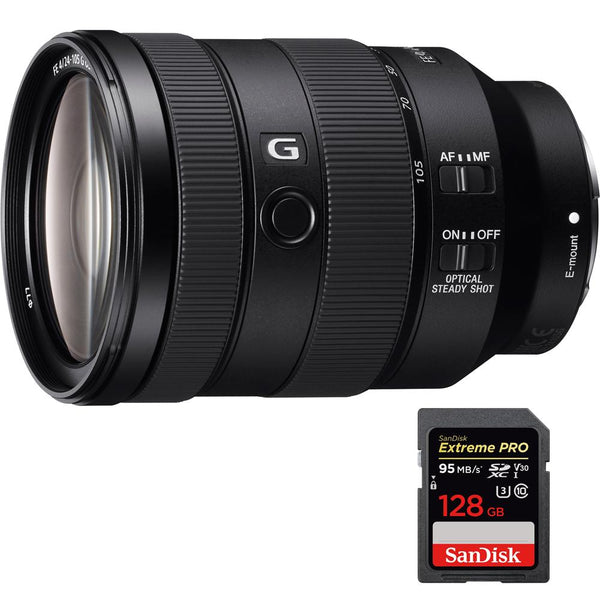 Sony FE 24-105mm F4 G OSS E-Mount Full-Frame Zoom Lens (SEL24105G 