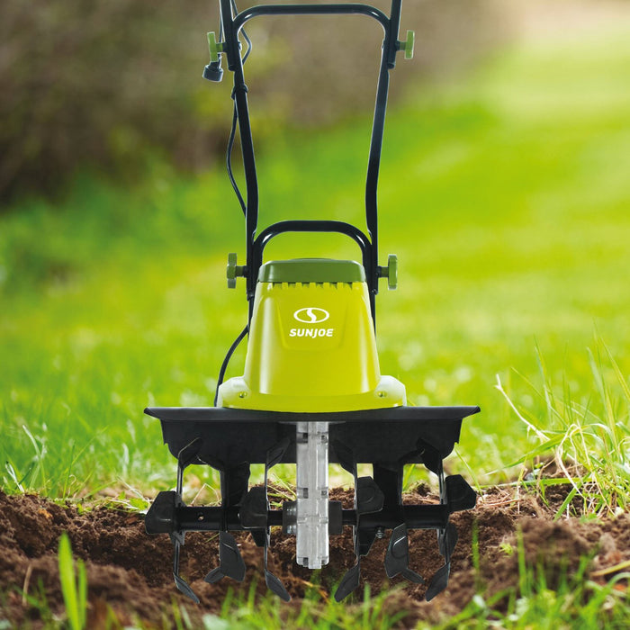 17-Inch 13.5 Amp Corded Electric Tiller and Cultivator 9 Tilling