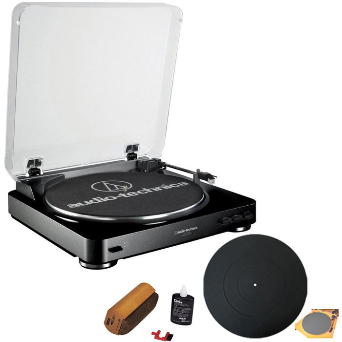 Audio-Technica AT-LP60 Fully Automatic Stereo Turntable System- Black —  Beach Camera