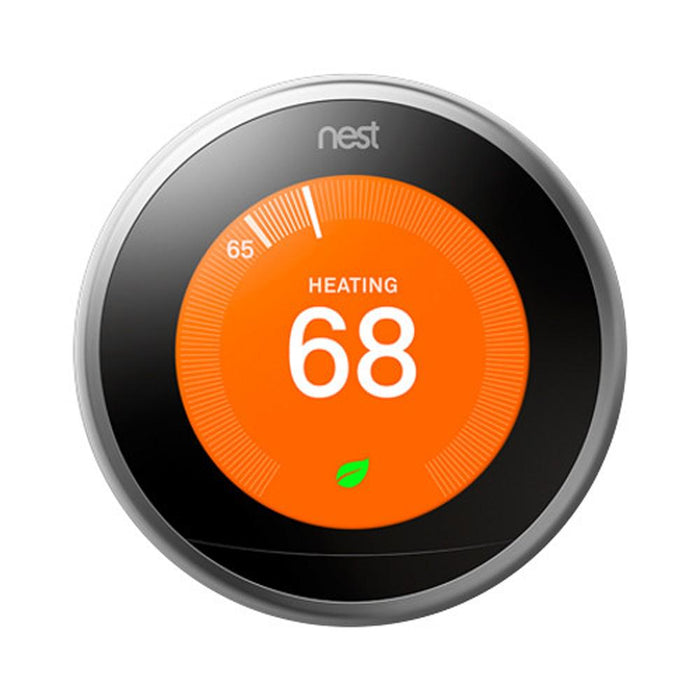 Google Nest 3rd Generation Learning Thermostat (Stainless Steel) T3007ES