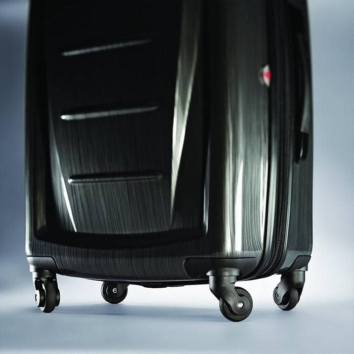 Samsonite Winfield 2 Fashion HS Spinner 24" Anthracite + Luggage Accessory Kit