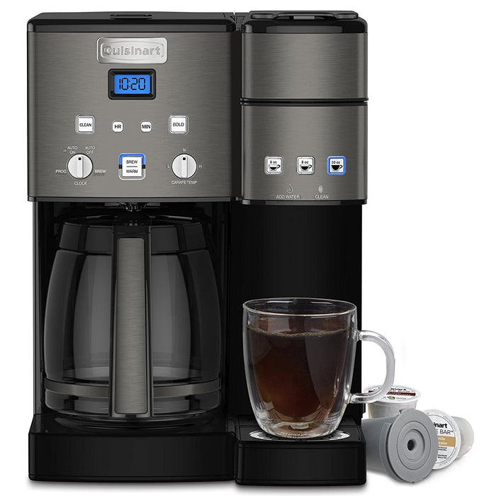 Ninja Dual Brew 12-Cup Drip Coffee Maker Single-Serve Compatible with  K-Cups - Black 