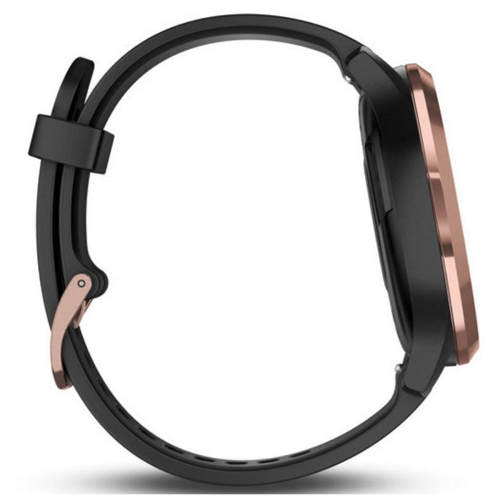 Garmin Vivomove HR,Sport Smartwatch Rose Gold (Small/Medium) + Extended Warranty