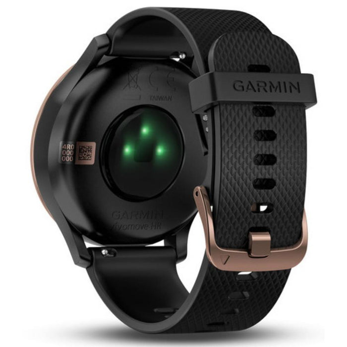 Garmin Vivomove HR,Sport Smartwatch Rose Gold (Small/Medium) + Extended Warranty