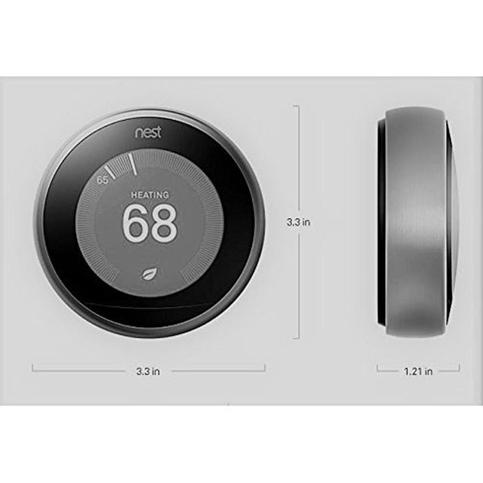 Nest Learning Thermostat- Polished Steel