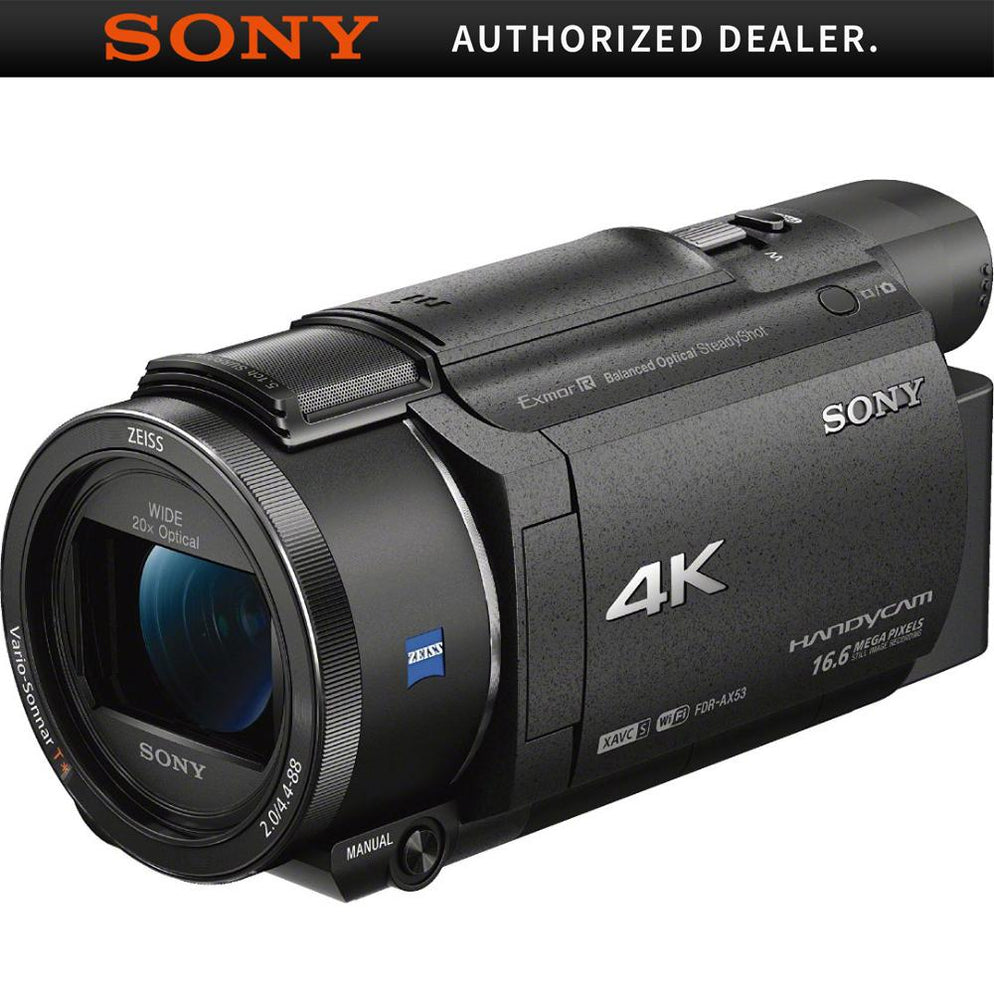 Sony FDR-AX53/B 4K Handycam Camcorder With Exmor R CMOS Sensor