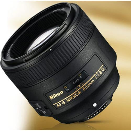 Nikon AF FX Full Frame NIKKOR 85mm f/1.8G Fixed Lens with Auto