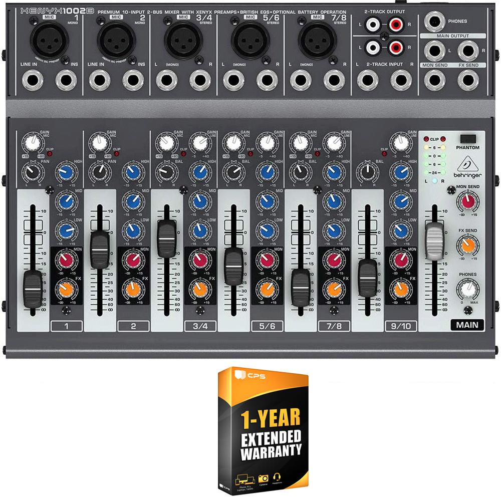 Behringer XENYX 1002B 5-Channel Compact Mixer