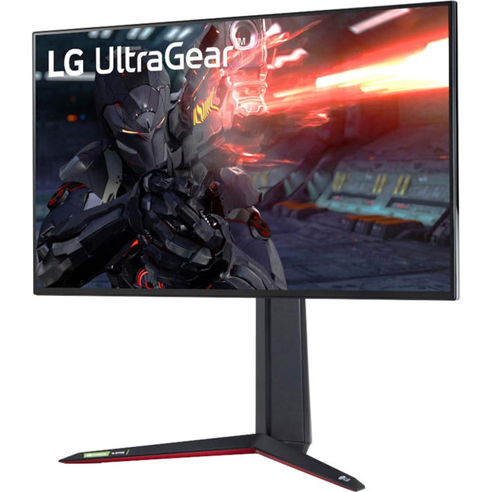 LG 27" UltraGear 4K UHD Nano IPS 1ms 144Hz G-Sync Gaming Monitor+Warranty Bundle