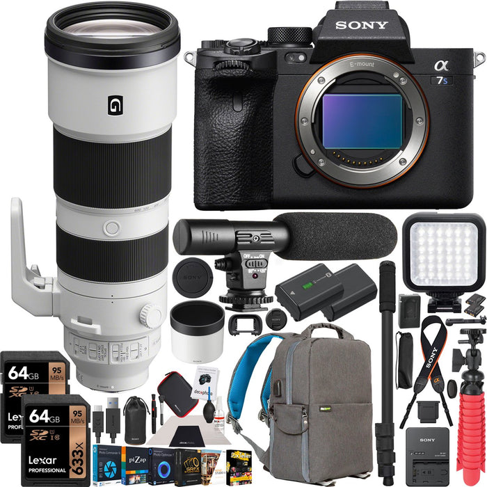 Sony a7S III Mirrorless Full Frame Camera 200-600mm F5.6-6.3 G Lens SEL200600G Bundle