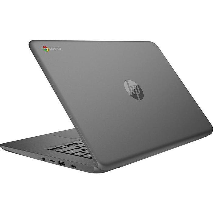 Hewlett Packard Chromebook 14" Intel Celeron N3350 4GB RAM 32GB Laptop + Protection Plan Pack