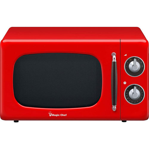 Magic Chef 0.7 Cu Ft 700 Watt Retro Countertop Microwave - MCD770CB (R —  Beach Camera