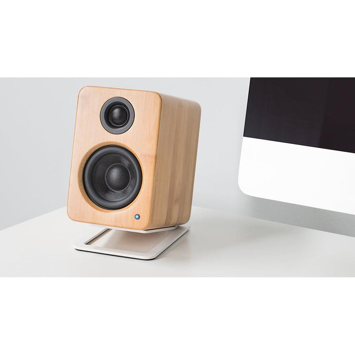 Kanto YU2BAMBOO Powered Desktop Speakers — Beach Camera