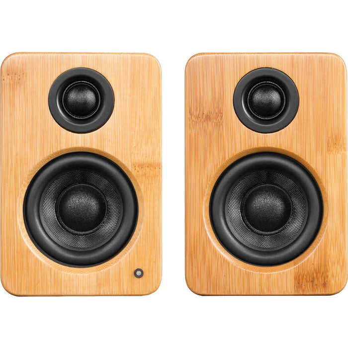 Kanto YU2BAMBOO Powered Desktop Speakers — Beach Camera