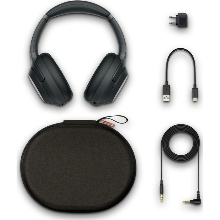WH1000XM3/B Noise Cancelling Wireless Headphones with Mic
