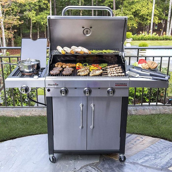 Char broil signature outlet 3 burner gas grill