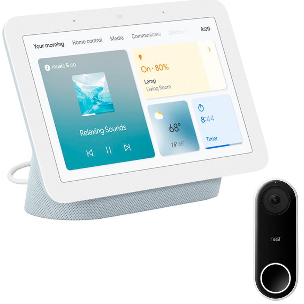 Google Nest Hub Smart Display with Google Assistant Mist 2nd Gen + Wif —  Beach Camera