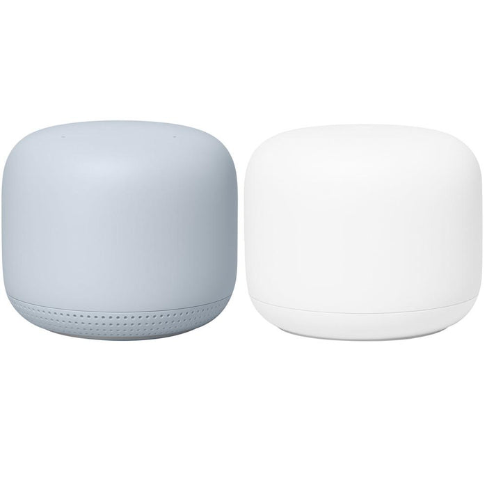 Google Nest Hub Smart Display with Assistant Sand 2nd Gen + Router 2 Pack Mist