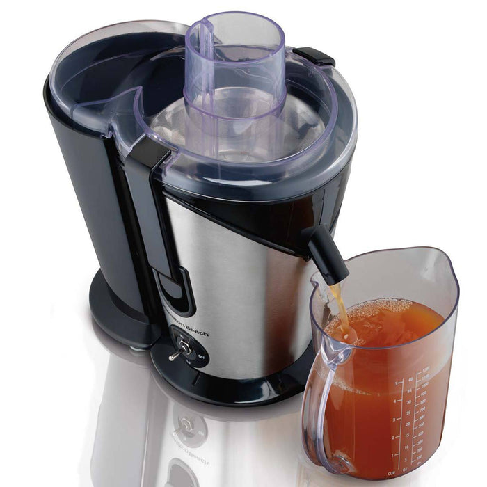 Hamilton Beach Big Mouth Juice Extractor with The Juicing Bible