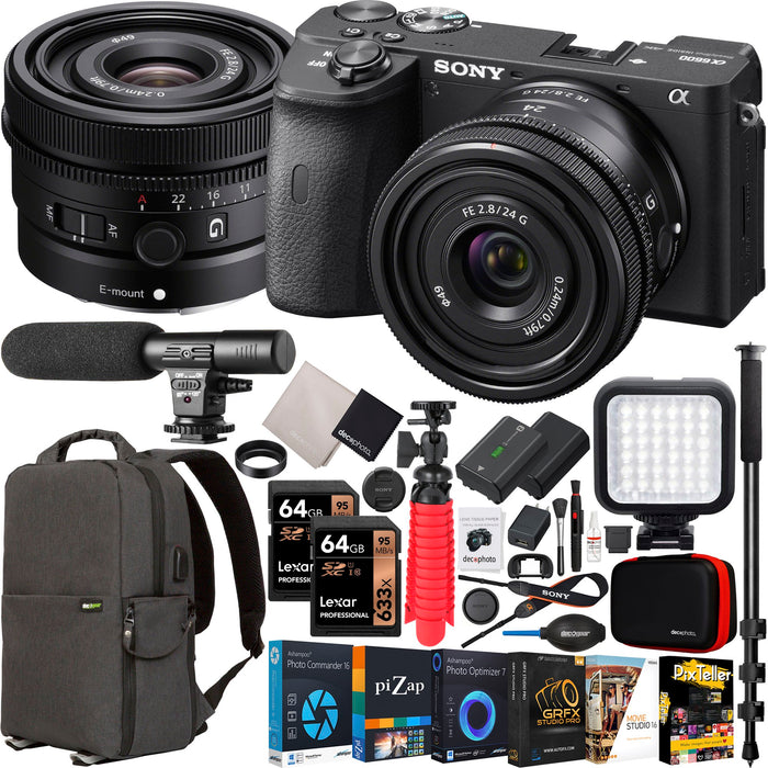 Sony A6600 E-mount Mirrorless Camera Alpha 6600 Aps-c Professional