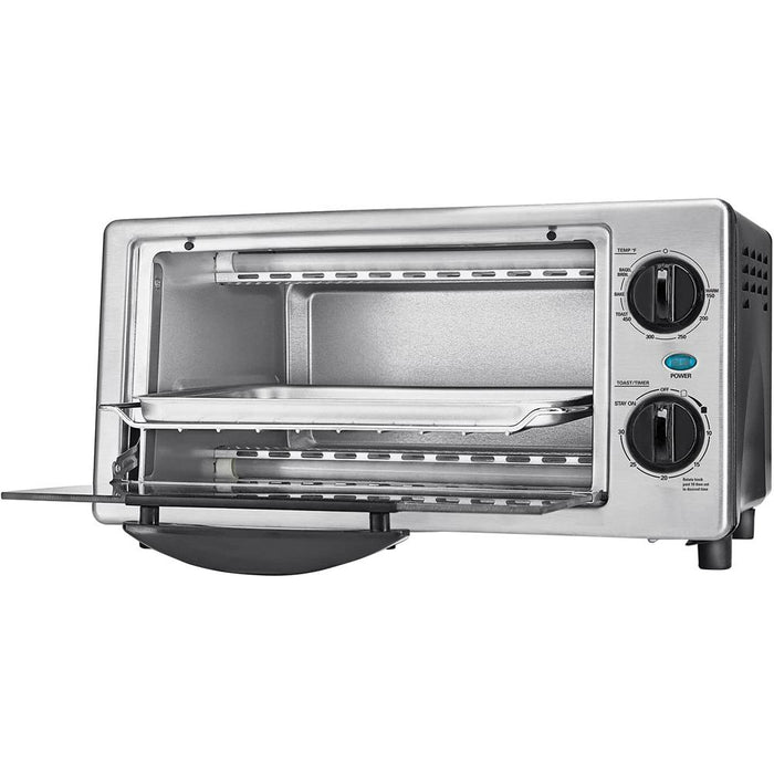 Bella Stainless Steel Toaster Oven, 4-Slice