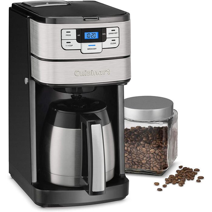 10-Cup Automatic Grind & Brew Coffeemaker with Thermal Carafe