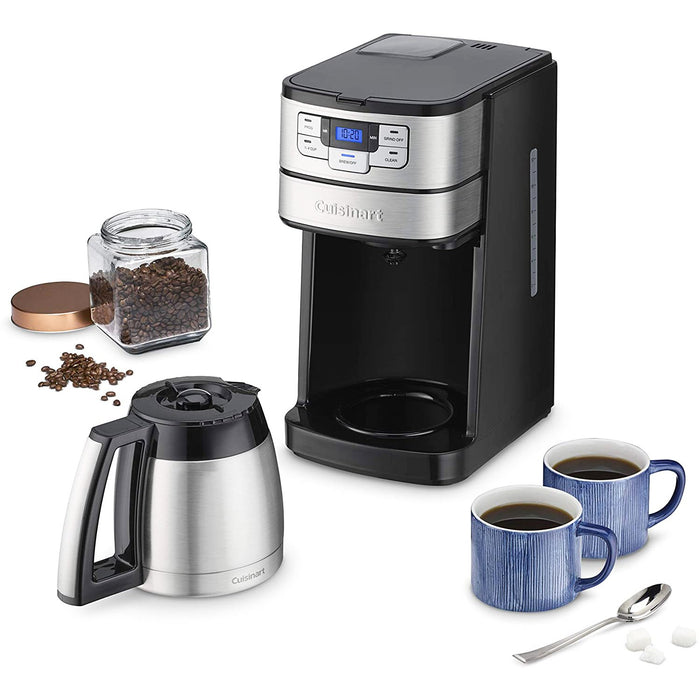 Cuisinart 10-Cup Automatic Grind and Brew Thermal Coffeemaker (DGB-450 —  Beach Camera