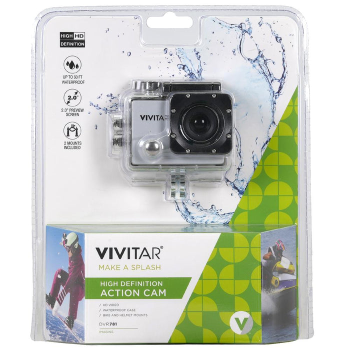 vivitar action camera underwater