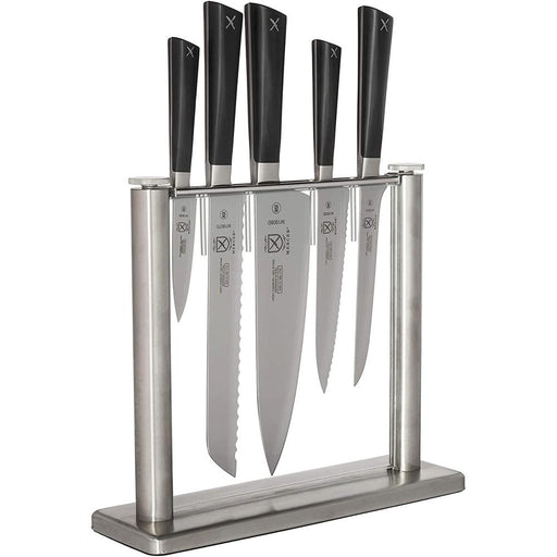 Mercer Culinary Zum 6pc Forged Stainless Steel Knife Block Set w/ Deco —  Beach Camera