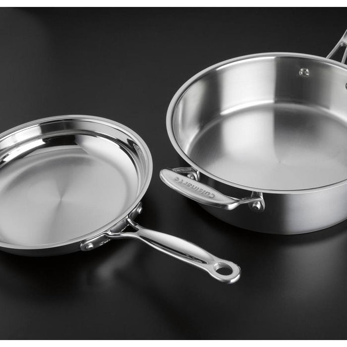 Cuisinart Chef's Classic Stainless Steel 12 Skillet with Glass