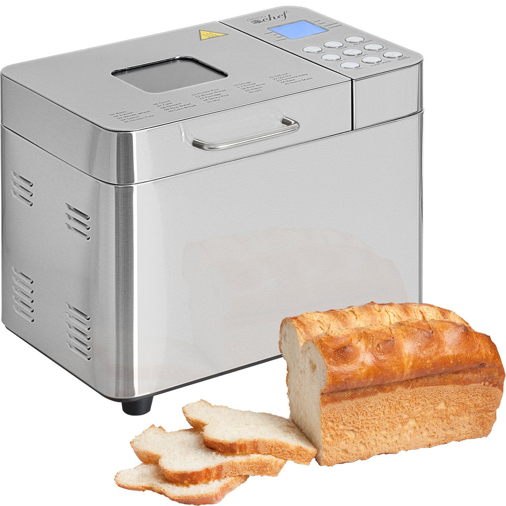 VAVSEA 25 in 1 Stainless Steel Bread Maker, 2LB Dough & Bread