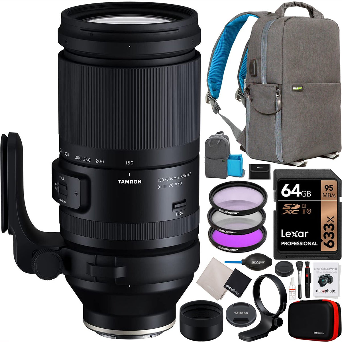 Tamron 150-500mm F/5-6.7 Di III VC VXD Zoom Lens for Sony E-Mount