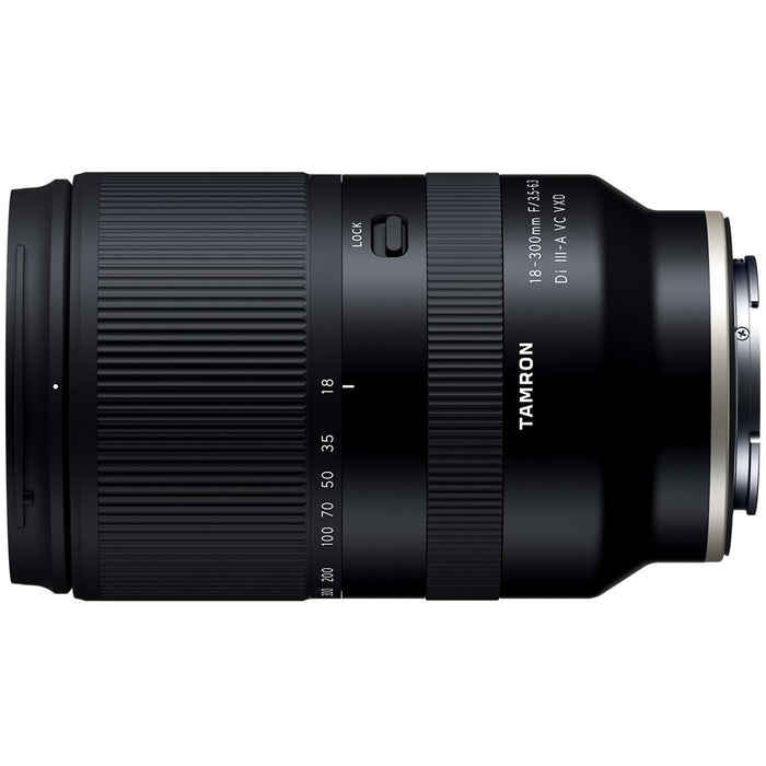 Tamron 18-300mm F3.5-6.3 Di III-A VC VXD Lens for Sony E-Mount APS-C B061  Bundle