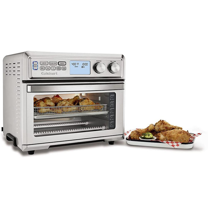 Cuisinart TOA-95 Large Digital Airfryer Toaster Oven w Toaster Oven  Bakeware Set