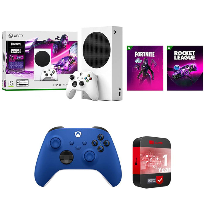 Xbox Series S Fortnite and Rocket League Bundle - Includes Xbox Wireless  Controller - Includes Fortnite & Rocket League Downloads - 10GB RAM 512GB  SSD