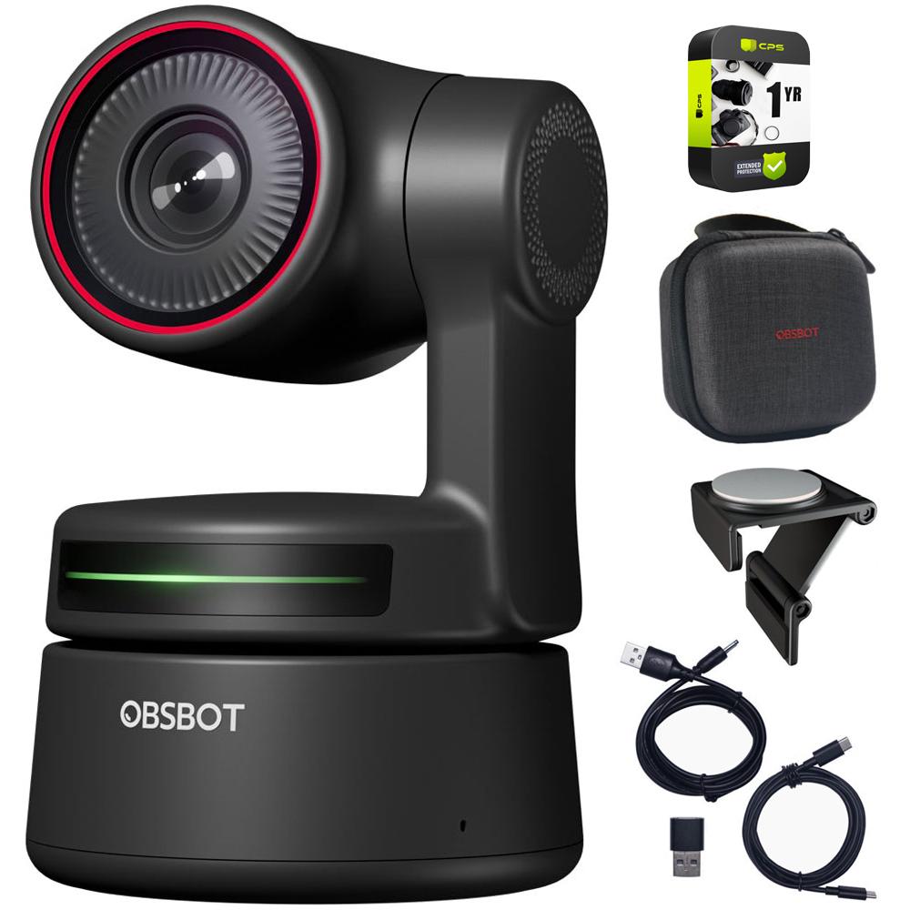 OBSBOT Tiny4K AI-Powered PTZ 4K Webcam 4x Digital Zoom HDR +