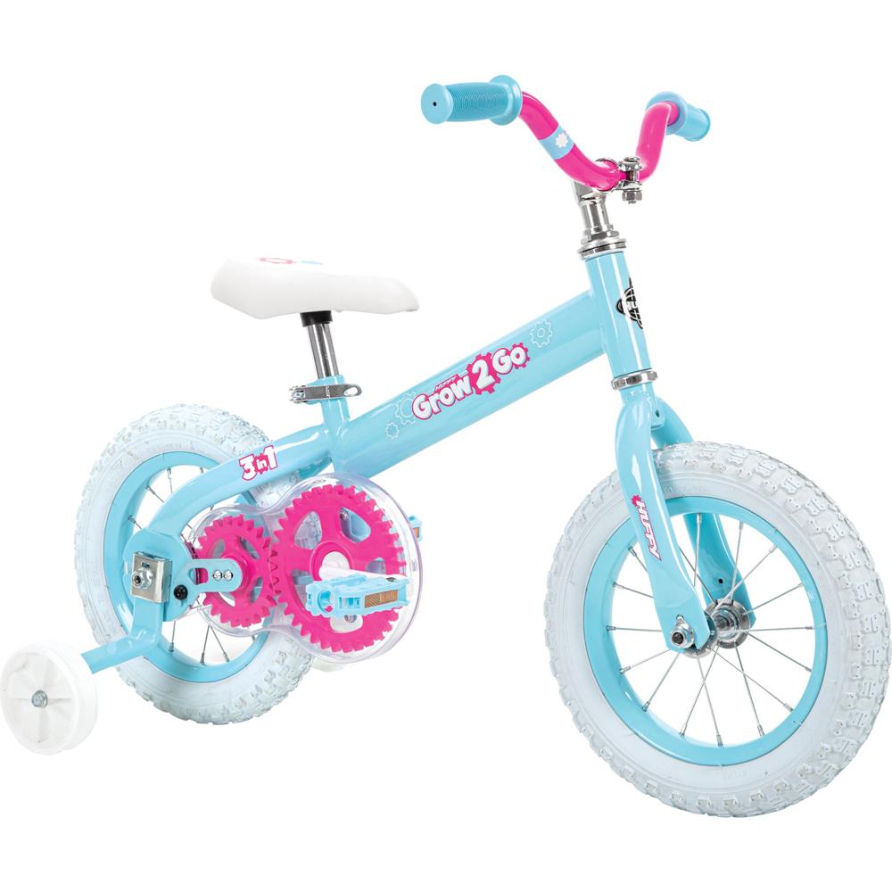 Huffy Grow 2 Go Kids Bike Balance to Pedal Blue and Pink 22311 Open Box