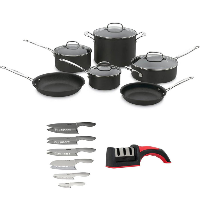 Cuisinart Chef's Classic Hard Anodized Nonstick Chili Pot with Cover 5-Quart