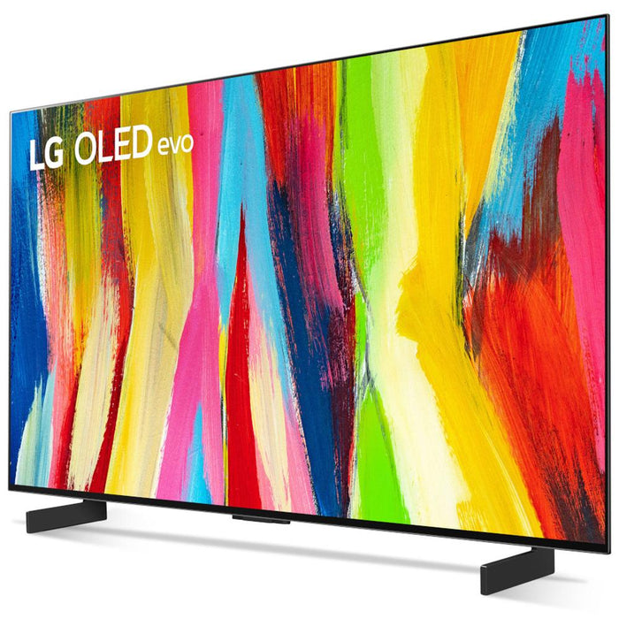 LG OLED48C2PUA 48 Inch HDR 4K Smart OLED Evo TV