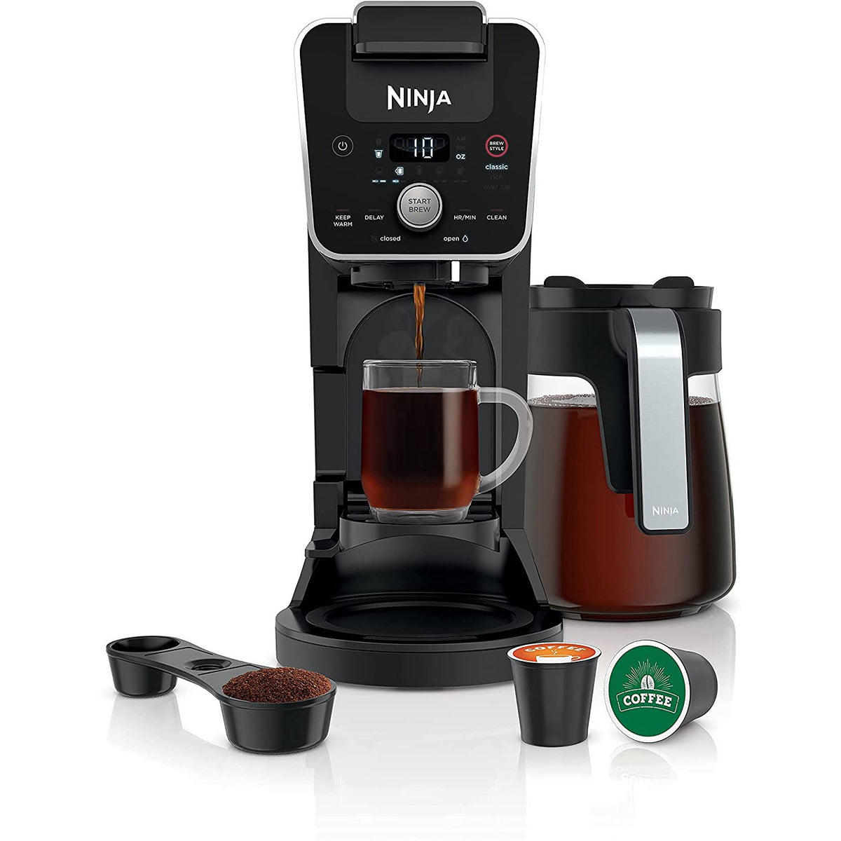 Ninja DualBrew XL Grounds Pods Hot Iced Coffee Maker 