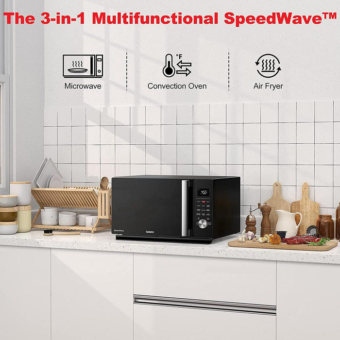 Check out this all in one air-fryer, microwave, and convection oven from  Galanz 