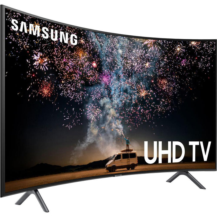 Samsung UN55RU7300 55" RU7300 HDR 4K UHD Smart Curved LED TV (2019) - Refurbished