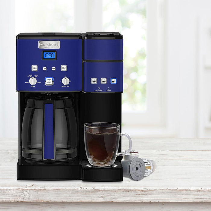 Cuisinart Coffee Center 12 Cup Coffee Maker & SingleServe Brewer Navy