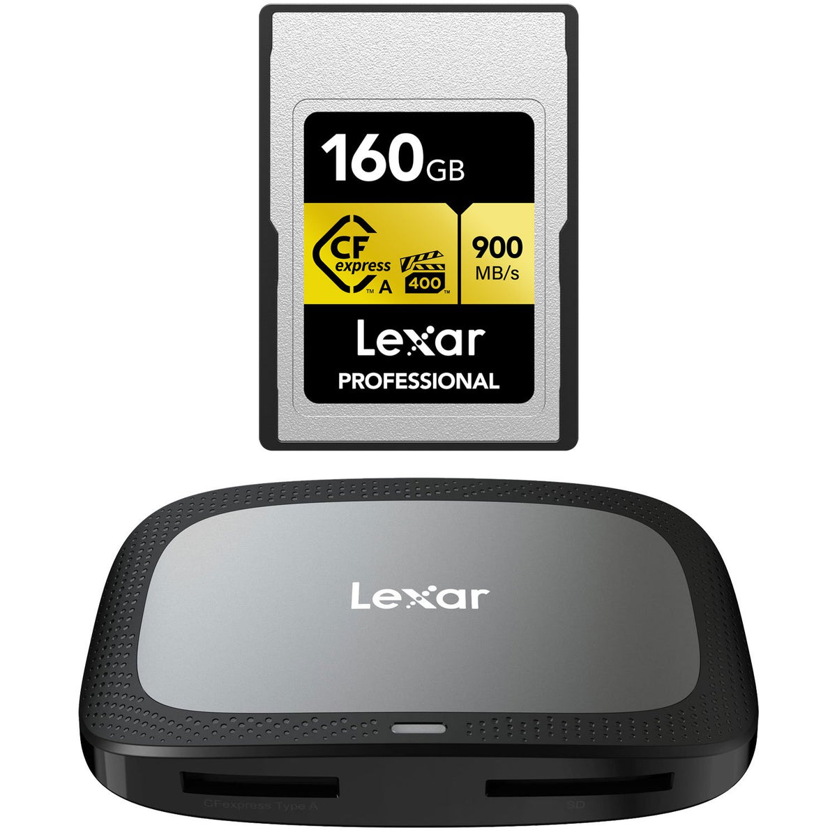 Lexar CFexpress Type A Pro Gold R900/W800 Memory Card, 160GB