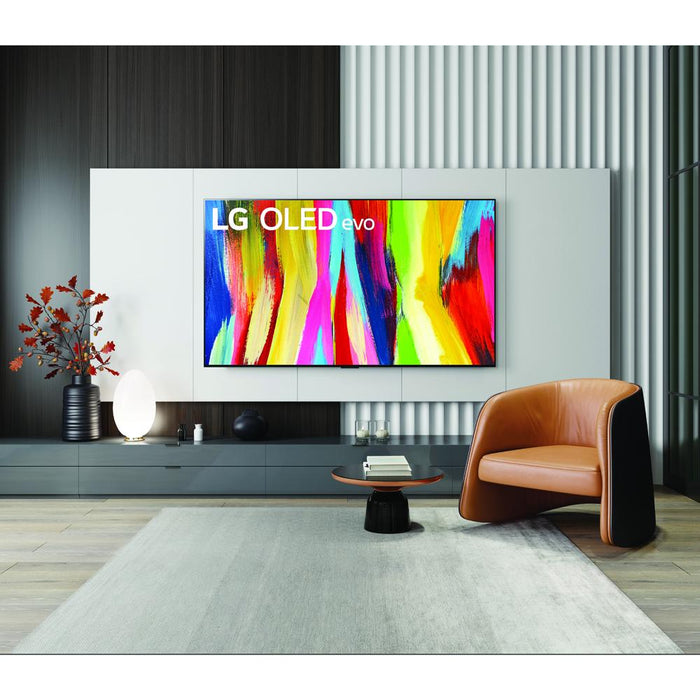 LG OLED48C2PUA 48 Inch HDR 4K Smart OLED Evo TV